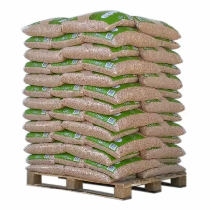 Din Pellets – Pallet of 65 bags of 15 kg – Firewood House